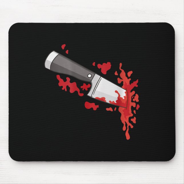 Mousepad Faca No Assassinato De Ck Halloween Faca Figurume  (Frente)
