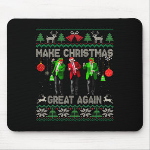 Mousepad Faça o Excelente de Natal de novo Papais noeis Tru