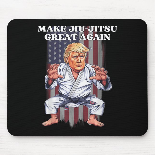 Mousepad Faça o Excelente Jiu-jitsu novamente Trump Republi (Frente)