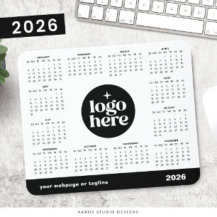 Mousepad Faça o logotipo aqui do seu Marketing 2026 Calendá