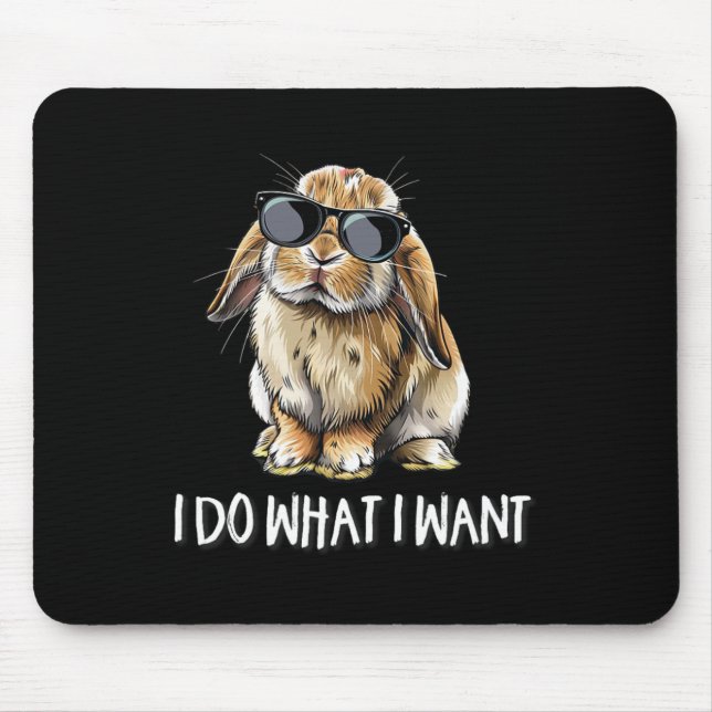 Mousepad Faça o que eu quero que o mini holi-Holland faça c (Frente)