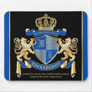 Mousepad Faça seu próprio Casaco de armas emblema de leã