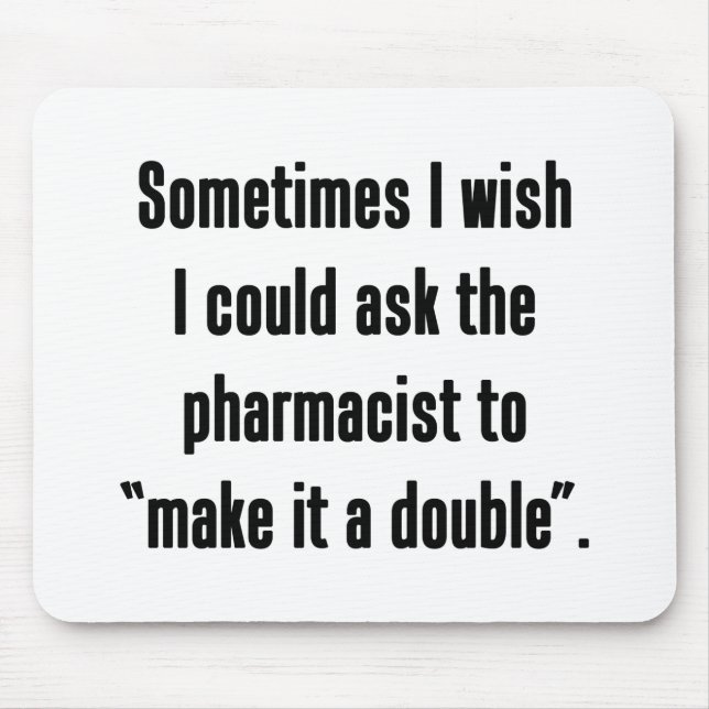 Mousepad Faça Um Duplo (Frente)