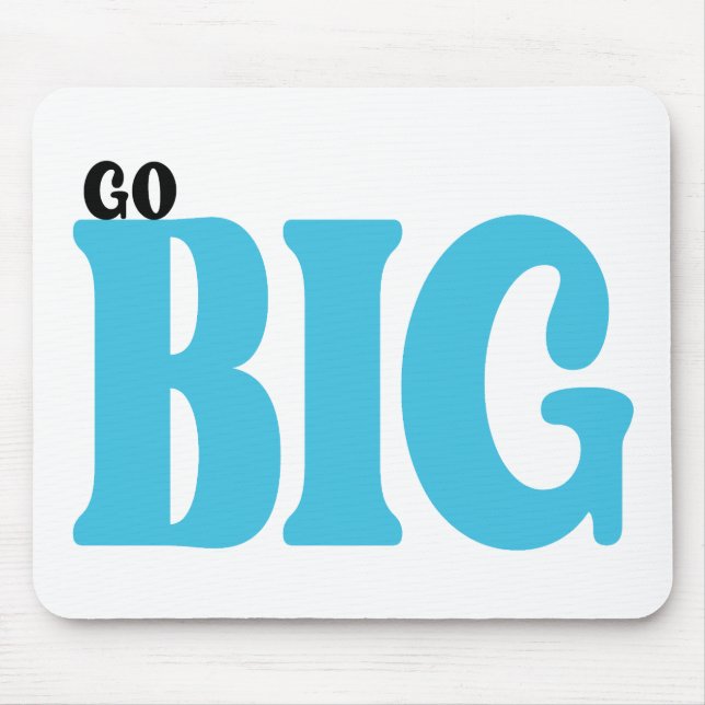 Mousepad Faça uma grande citação motivacional (Frente)