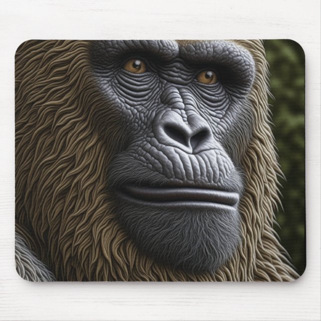 Mousepad Face Do Pé-Grande Fechada | Gorila, Skunk Ape (Frente)
