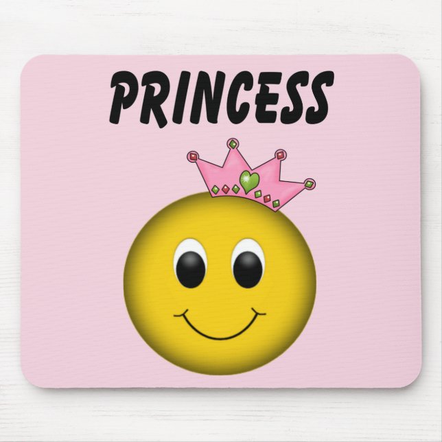 Mousepad Face Princesa com Coroa (Frente)