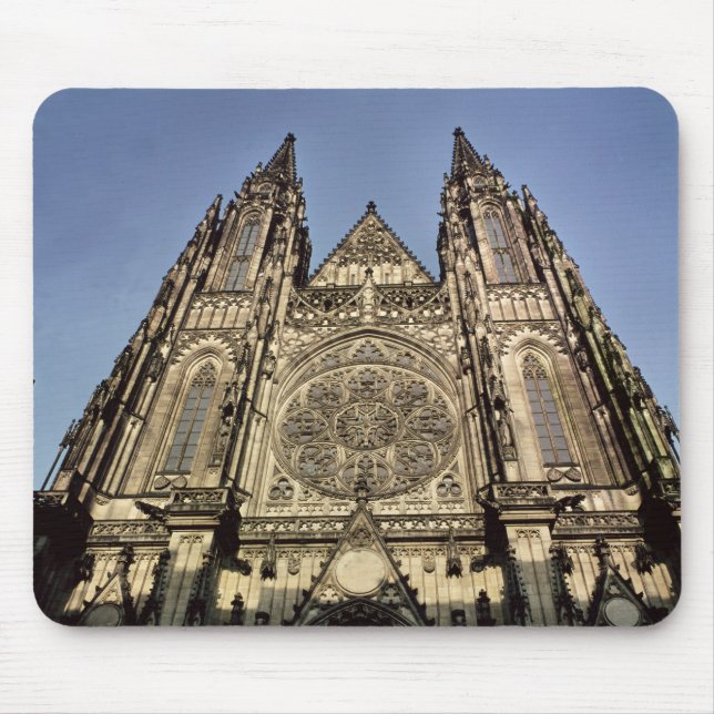 Mousepad Fachada da catedral de St. Vitus (Frente)
