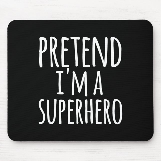 Mousepad Fácil Fácil Fácil Festa De Halloween Eu Sou Um Co- (Frente)