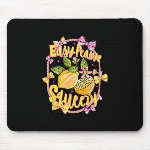 Mousepad Fácil Peasy Limão Esmagador Laço Coquete Olá Verão