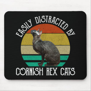 Mousepad Facilmente Distraído Por Gatos Cornish Rex
