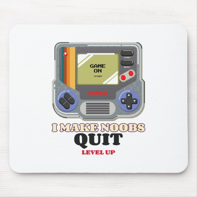 Mousepad Faço os Noobs pararem (Frente)