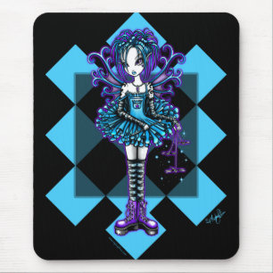 Mousepad Fada da libélula do Harlequin do "gaiteiro"