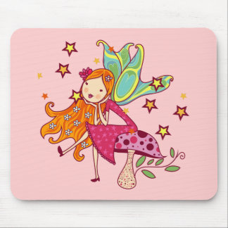 Mousepad Fada do jardim no cogumelo