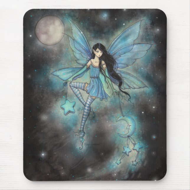 Mousepad Fada Fantasia de Dezembro Brilhante (Frente)