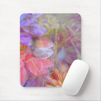 Mousepad Fada Flor Exposição Dupla Fantasia Arte