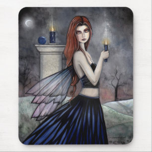 Mousepad Fada Wiccan Gótica por Molly Harrison