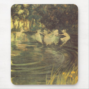 Mousepad Fadas Giram por Arthur Black, Dança de Fadas Vinta