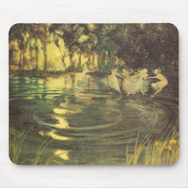 Mousepad Fadas Rodopiam de Arthur Black, Dança de Fadas Vin (Frente)