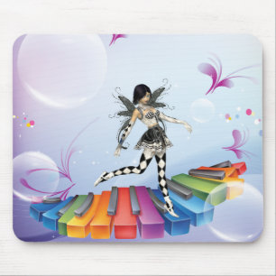 Mousepad Faerie de teclado musical
