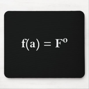 Mousepad Fafo Math Equation Novelty Engraçado Nerd de Profe