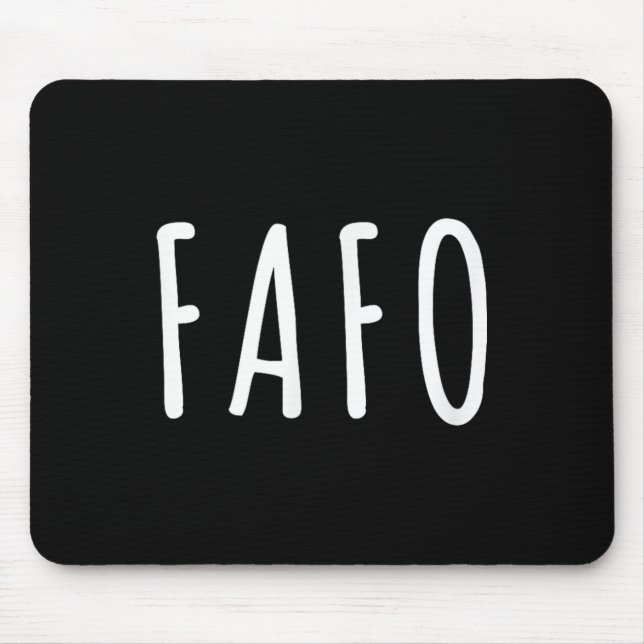 Mousepad Fafo Trump, Donald Trump Fafo (Frente)