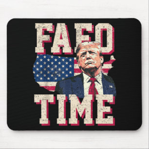 Mousepad Fafo Trump Flag Engraçado
