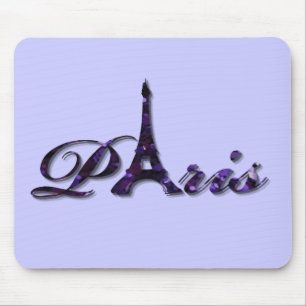 Mousepad Faísca do brilho do Sequin da torre Eiffel de