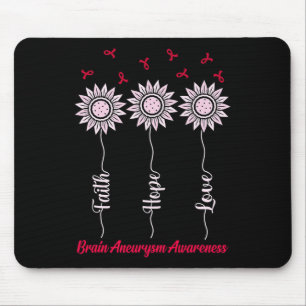 Mousepad Faith Hope Aneurysm Sensibilização Mês