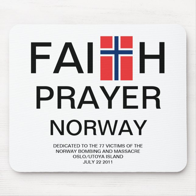 MOUSEPAD FAITH ORAR NORUEGA (Frente)