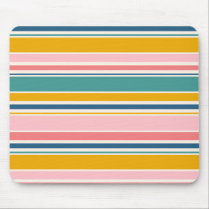 Mousepad Faixa de cores com o ambiente de praia