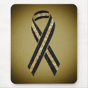 Mousepad Faixa de Opções de Linhas Douradas Finas