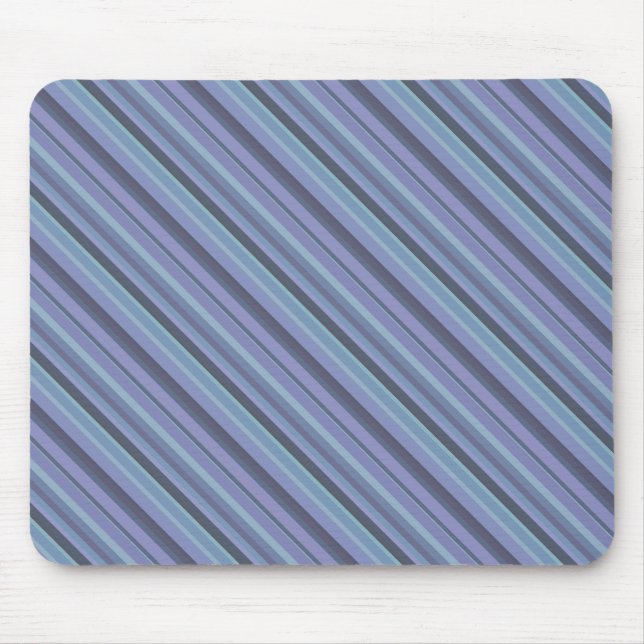 Mousepad Faixa diagonal da cinza azul (Frente)