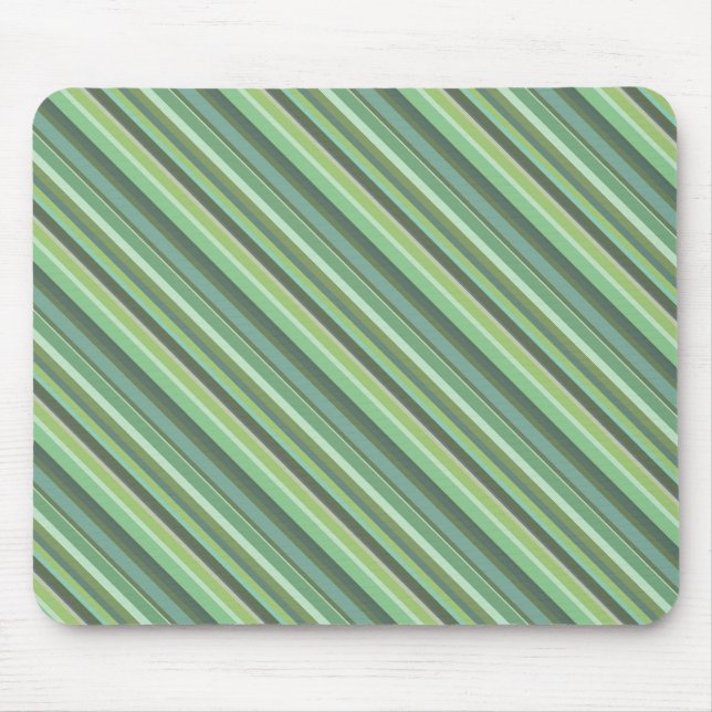 Mousepad Faixa diagonal verde-oliva (Frente)