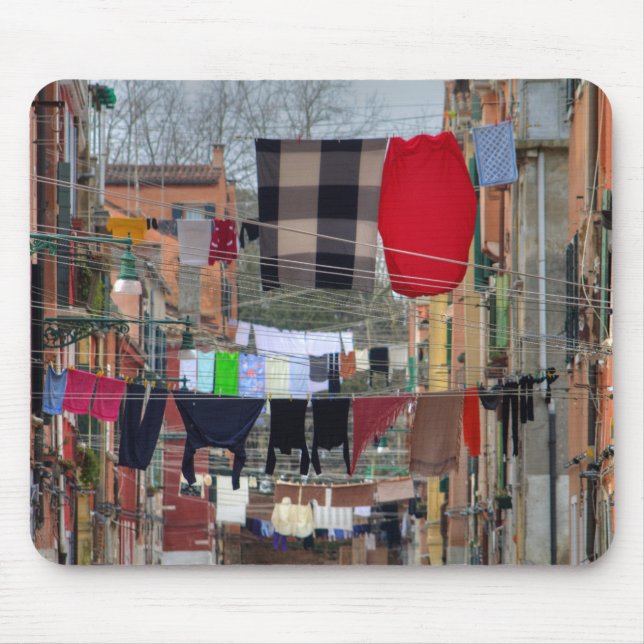 Mousepad Faixas De Fechadura Em Veneza, Itália (Frente)