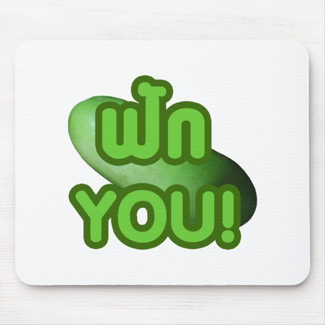 Mousepad FALA COM VOCÊ! ... Cinza Verde (Melão de inverno) (Frente)