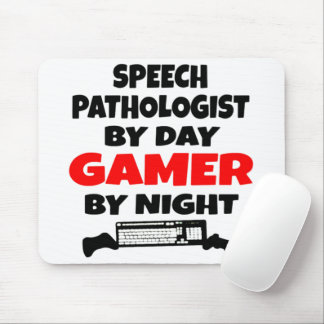 Mousepad Fala Patologista Adora Jogar Videos games
