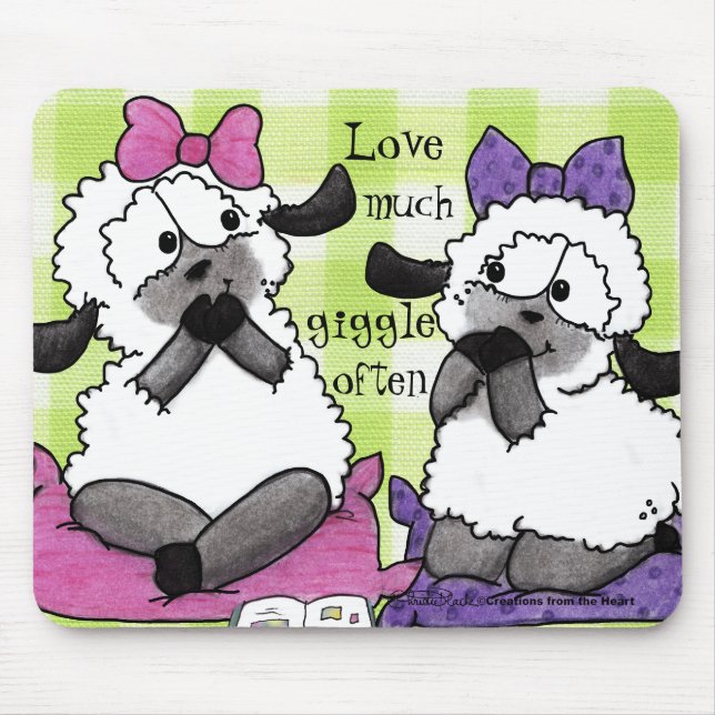 Mousepad Falar Cordeiros Suaves (Frente)