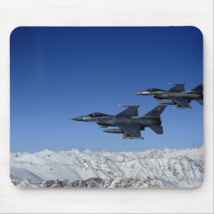 Mousepad Falcons de combate do F-16 da força aérea de E.U