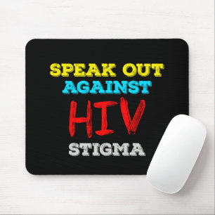 Mousepad Fale Contra o Estigma do HIV - Sensibilização para
