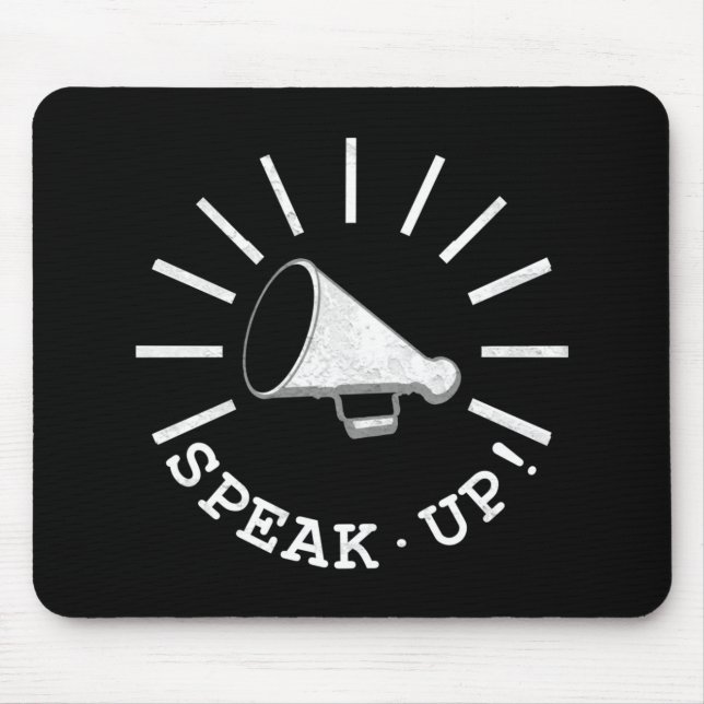 Mousepad Fale o Megaphone (Frente)