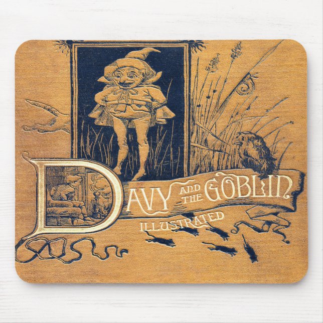 Mousepad Falln Davy e o Livro Goblin (Frente)