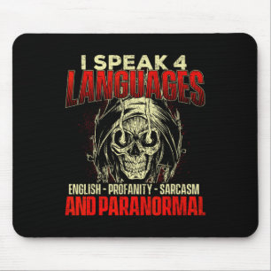 Mousepad Falo 4 idiomas - Fantasma Caça Paranormal