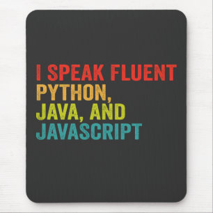 Mousepad Falo Codificação Engraçada Da Língua Fluente Do Co