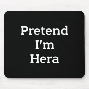Mousepad Falso Costume de Hera Deusa Grega Divertido Hallow