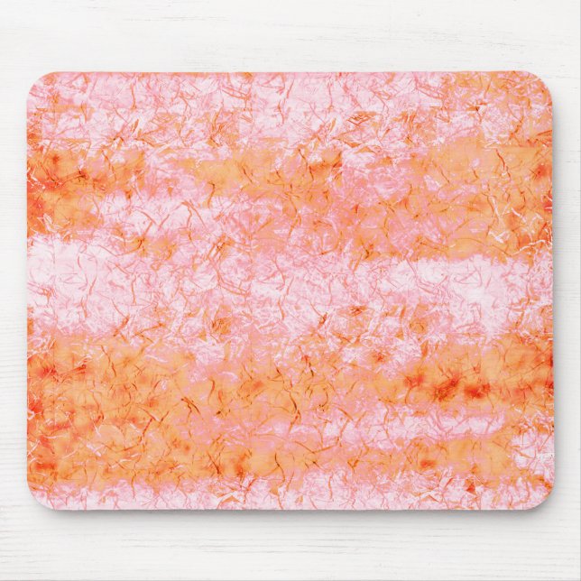 Mousepad Falso couro salmão, esbranquiçado (Frente)