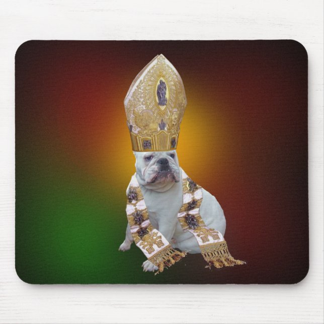 Mousepad falso do buldogue (Frente)