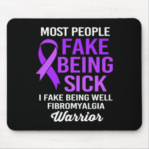 Mousepad Falso pessoas Doente Eu Falo Ser Bem Fibromial
