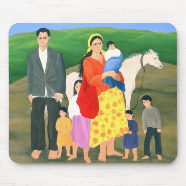 Mousepad Família aciganada 1986 (Frente)
