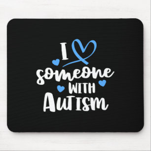 Mousepad Família Autismo Eu Amo Alguém Com Consciência Auti