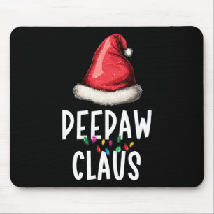 Mousepad Família Bunnyaw Papai Noel Natal Santas Pijama Com